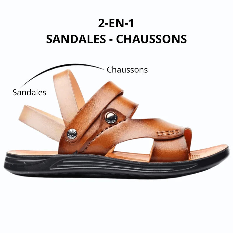 Sandales Cuir Homme