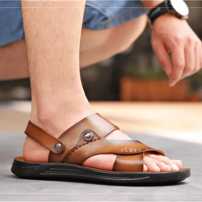 Sandales Cuir Homme