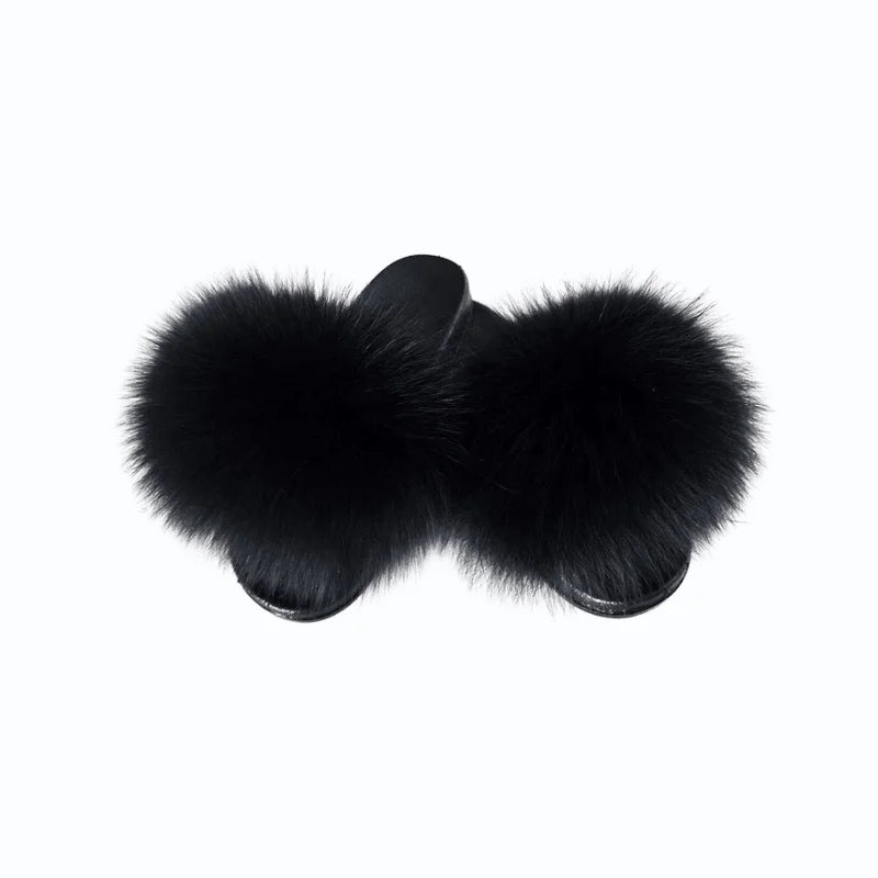 Sandales Fourrure Femme