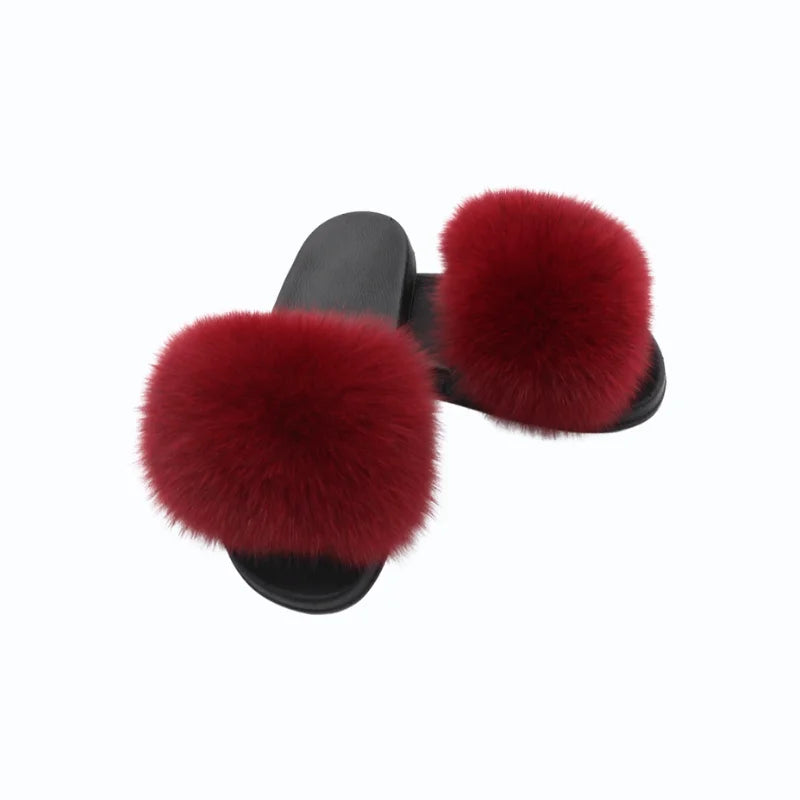 Sandales Fourrure Femme