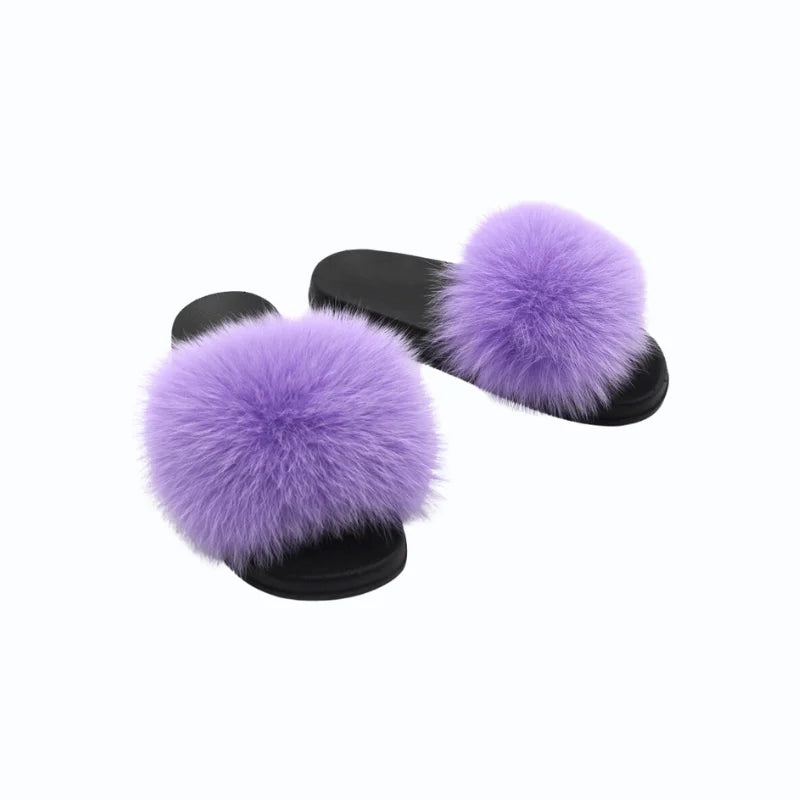 Sandales Fourrure Femme