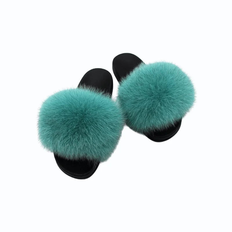 Sandales Fourrure Femme