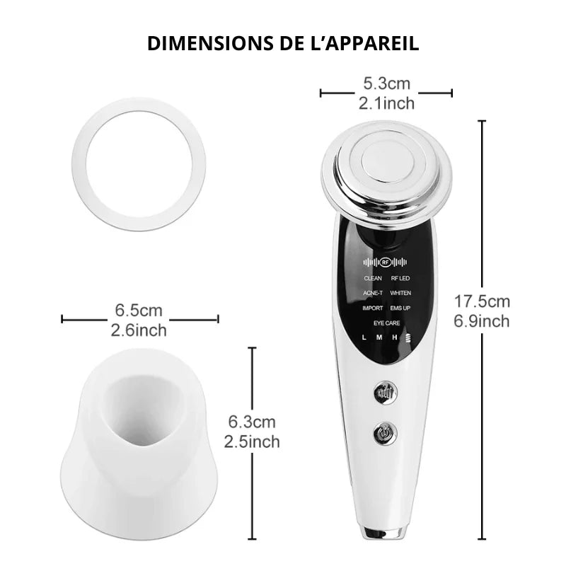 Appareil Anti Rides Lifting EMS Luminothérapie