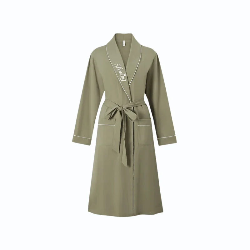 Peignoir Femme en Coton