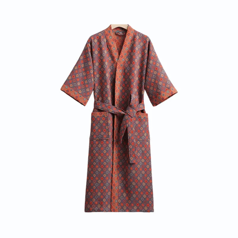 Peignoir Kimono Coton Femme