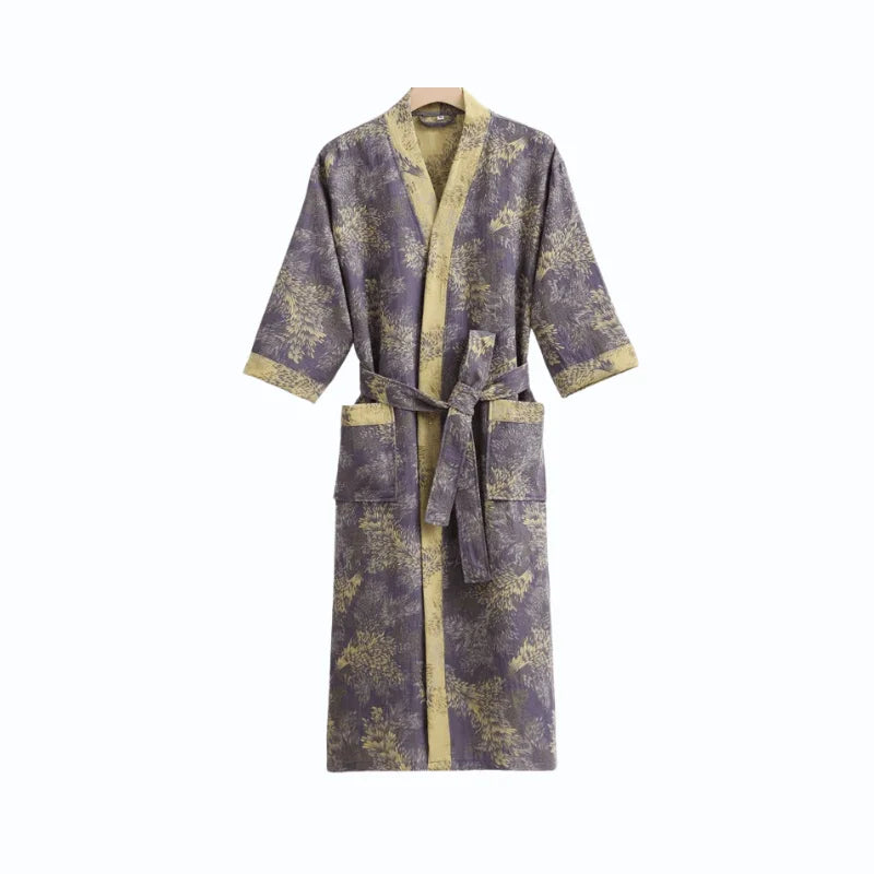 Peignoir Kimono Coton Femme