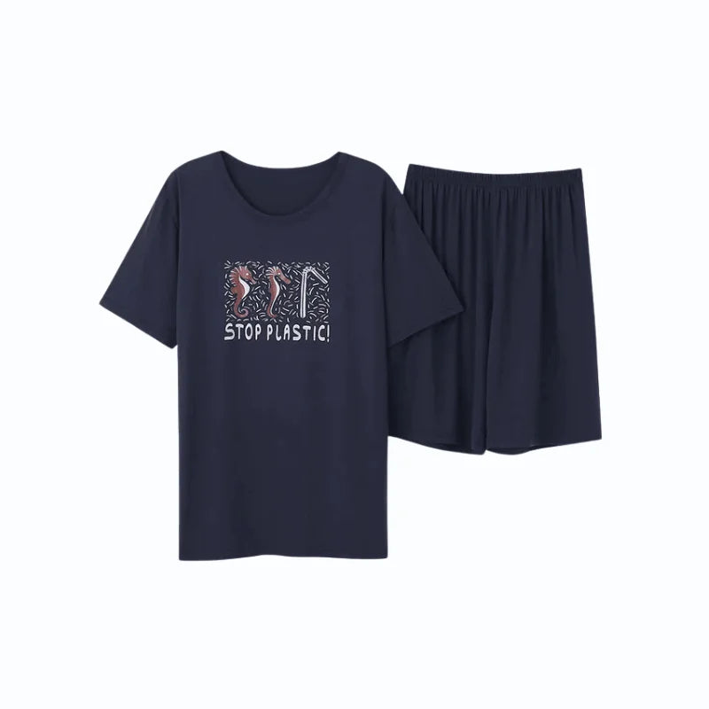 Pyjama Homme Short [2 Pièces]