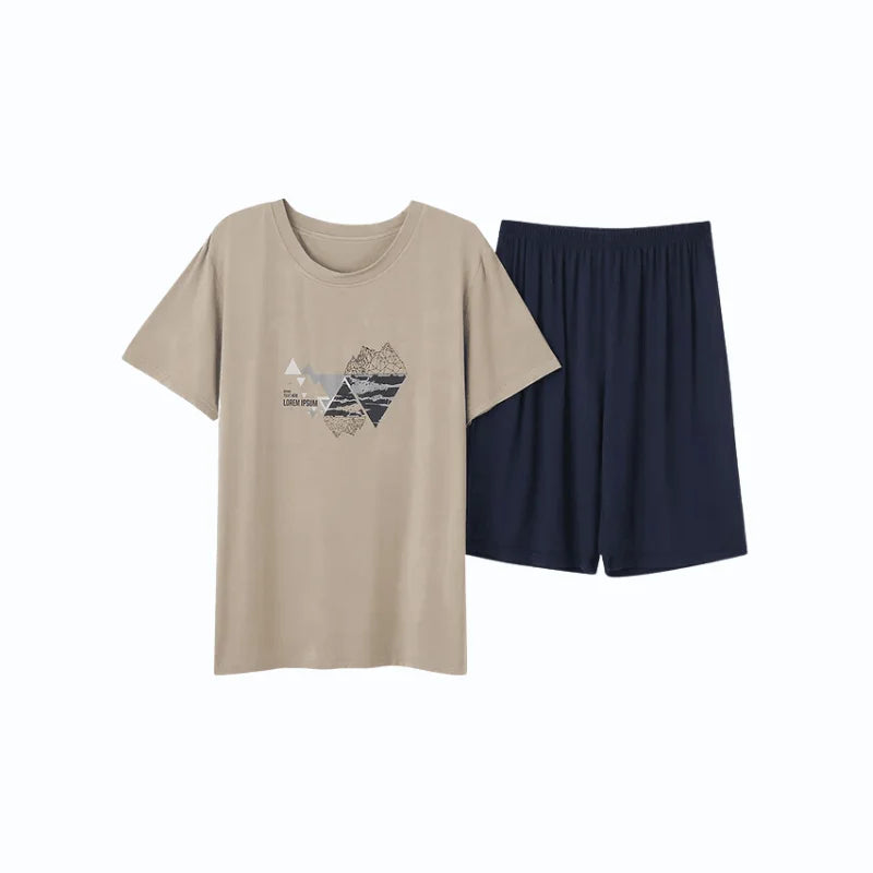 Pyjama Homme Short [2 Pièces]