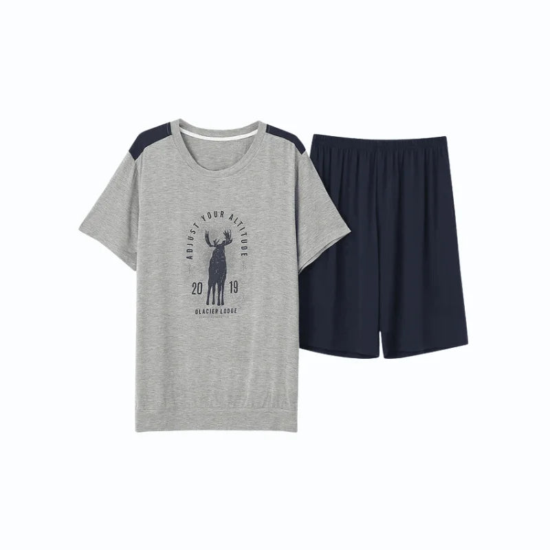 Pyjama Homme Short [2 Pièces]