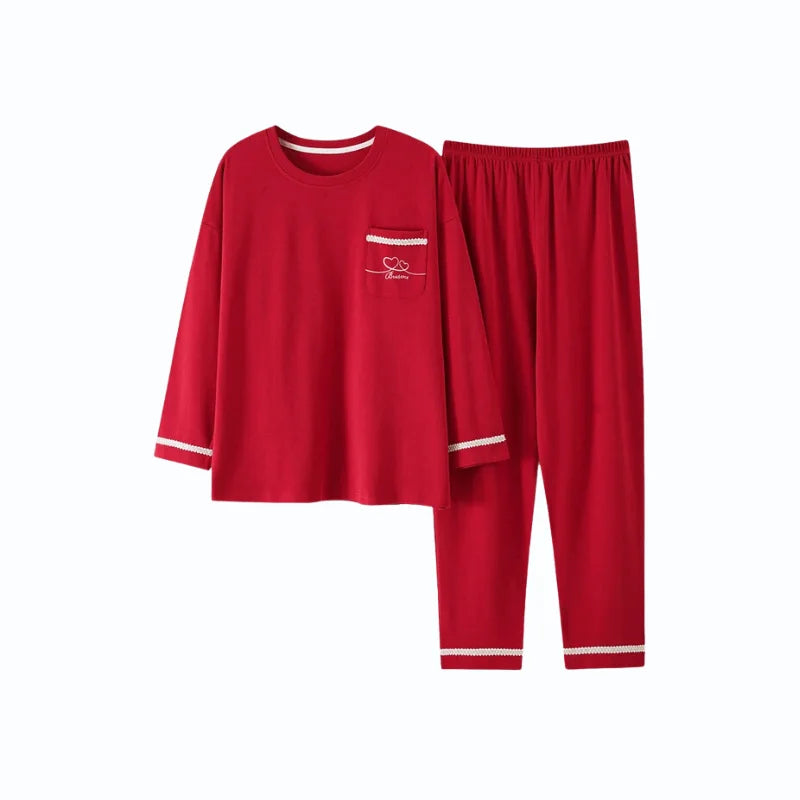 Pyjama Rouge Femme [2 Pièces]